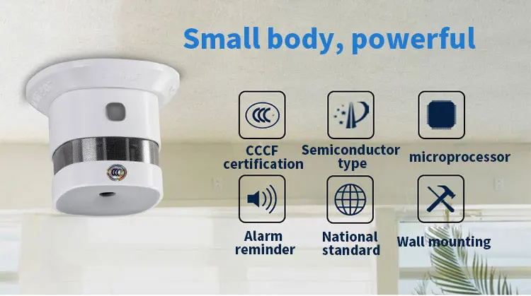 Детектор дыма, детектор пожарной сигнализации, бытовой Беспроводной датчик дыма, отдельно стоящий детектор дыма, интеллектуальная сигнализация