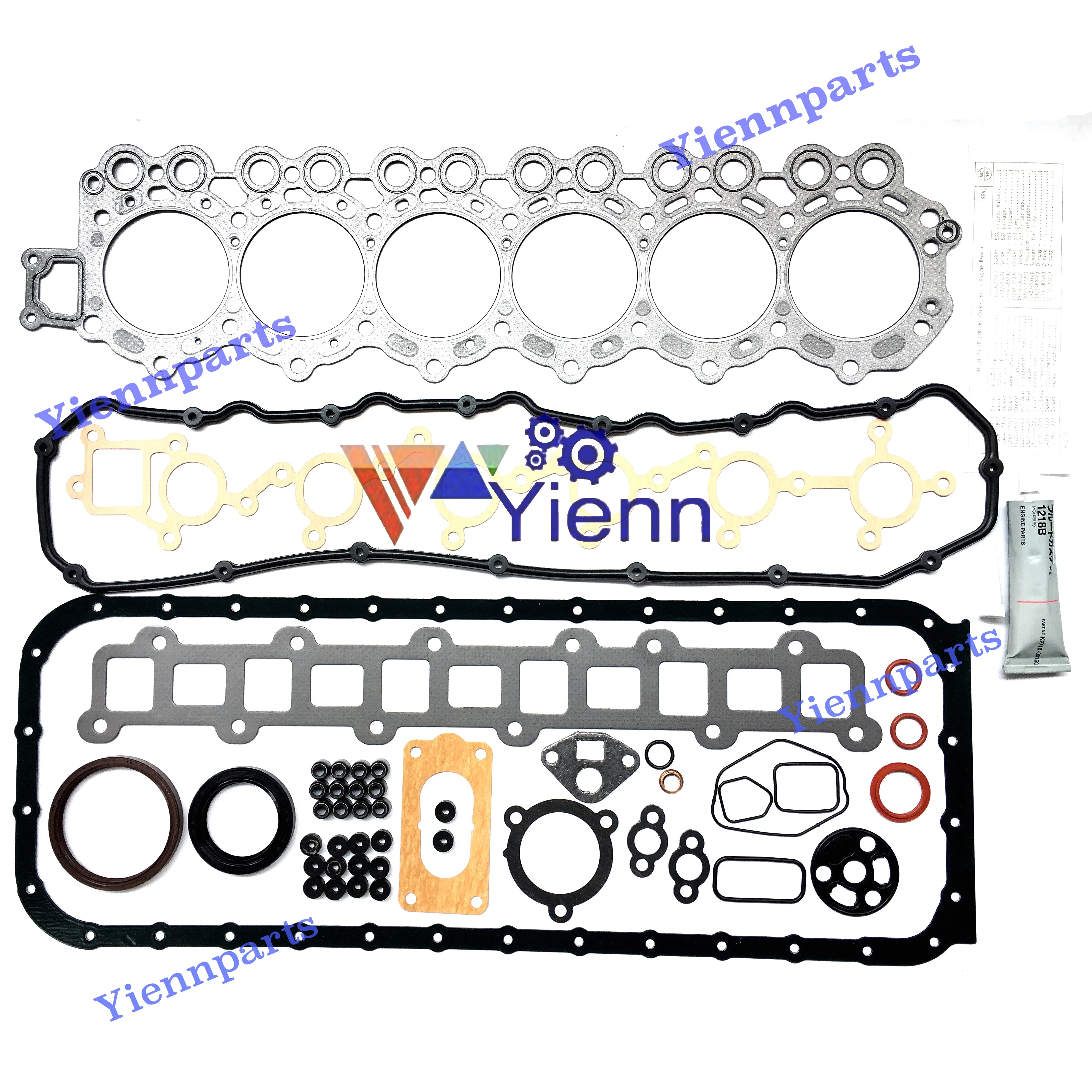 

For NISSAN TB42 Gasket Kit Application KOMATSU FG50-7 FG60-7 Forkilft TB42-1D-F Diesel Engine Model FG50A-7 TB42-1C-F