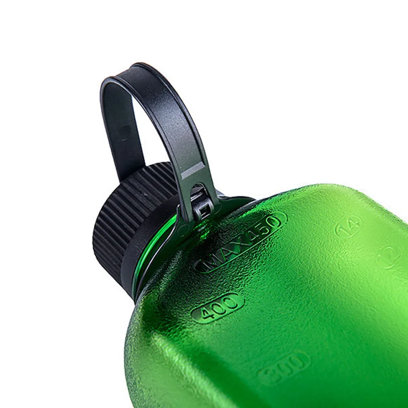 Portable Water Bottle  450ML New Designed Clear Camping Sports Water Bottle Outdoor Cup Vintage Kettle Bottles