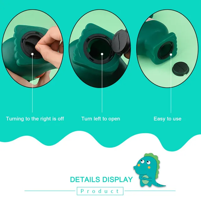 Dinosaur Piggy Bank Drop-proof Cute Creative Children's Cartoon Piggy Bank Net Red Desktop Decoration Birthday Gift 6