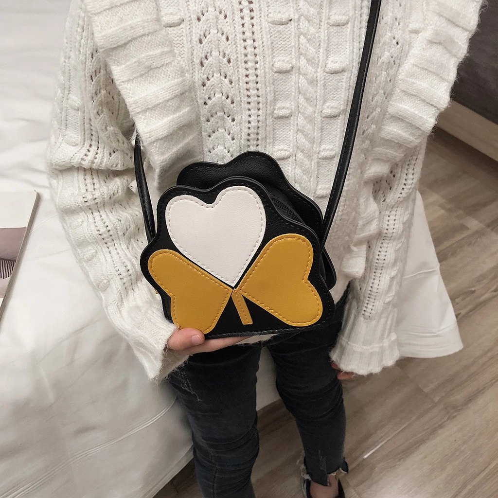 2019 Girl Backpacks Coin Purse Handbag Children Wallet Small Kids Shoulder Handbag Crossbody Purse Money Baby Heart Bags 823