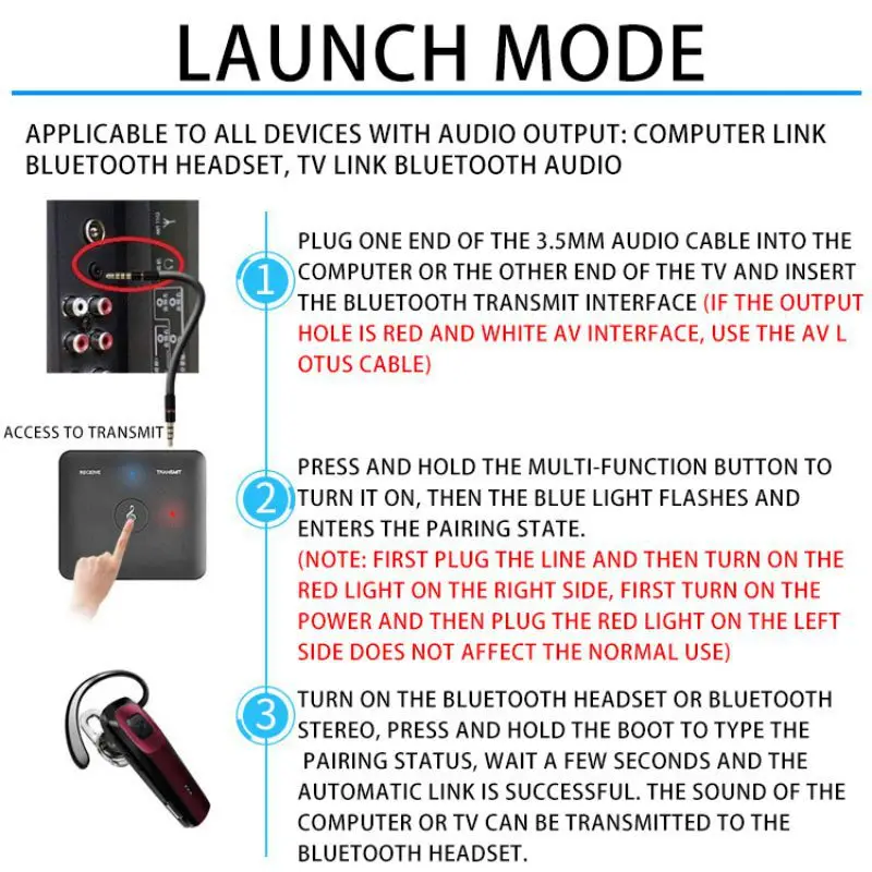 Balight 2 в 1 беспроводной Bluetooth 4,2 автомобильный комплект аудио передатчик MP3-плеер A2DP AVCP аудио адаптер портативный плеер Aux 3,5 мм