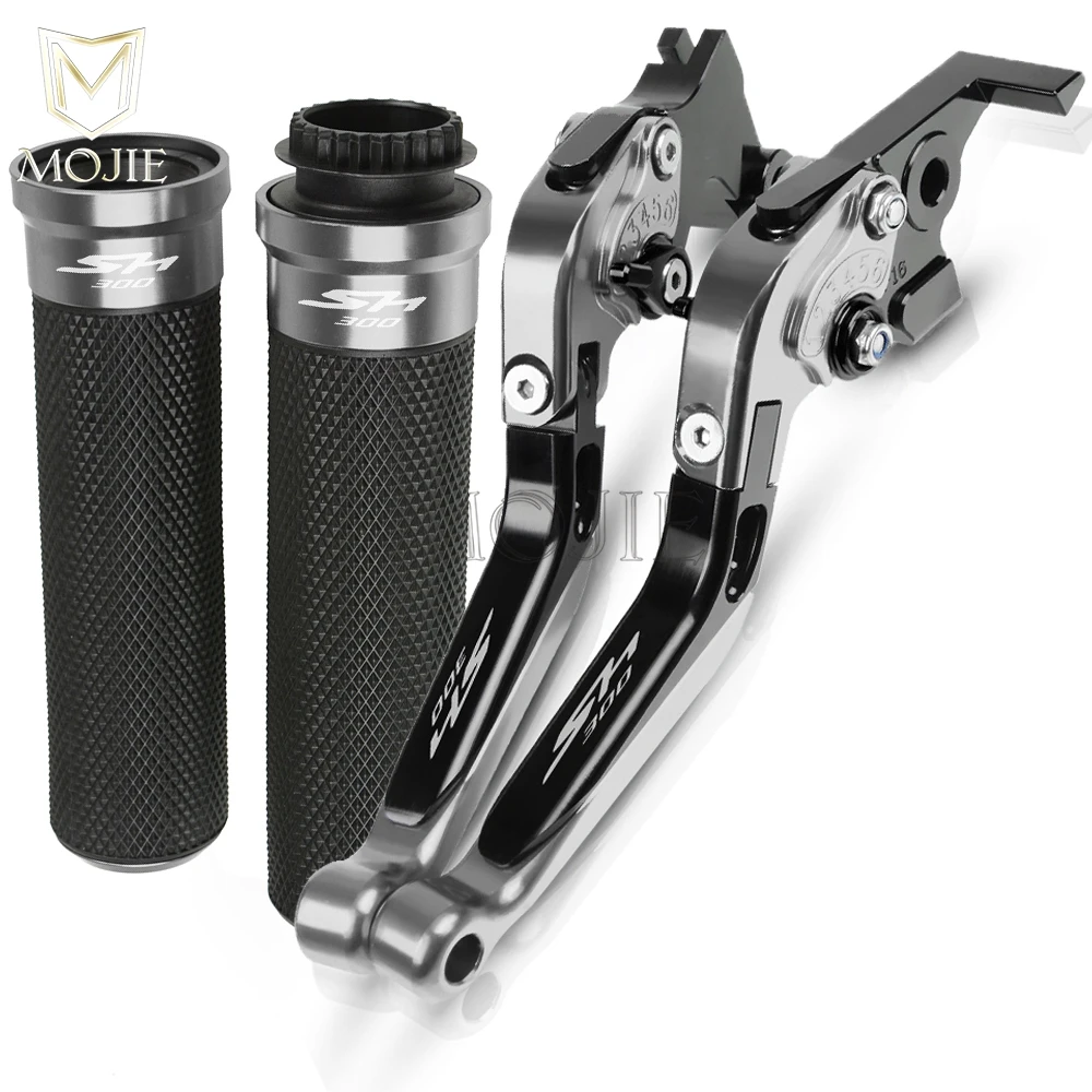 Titanium Для Honda SH300 SH 300 аксессуары для мотоциклов CNC регулируемые Складные Выдвижные Тормозные Рычаги сцепления рукоятки - Цвет: Titanium