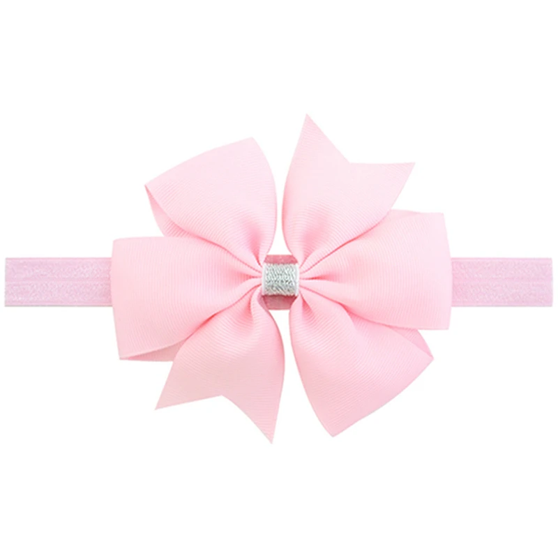 baby essential  1 PCS 11 CM Fashion Dovetail Grosgrain Ribbon Bowknot Toddler Elastic Headband DIY Baby Headwear Clothing Decoration 20 Colors designer baby accessories Baby Accessories