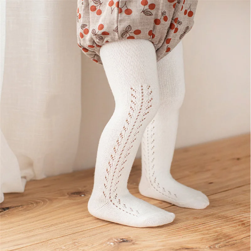 Knit Pattern Newborn Cable Knit Tights Fall Tights For Toddler Girl