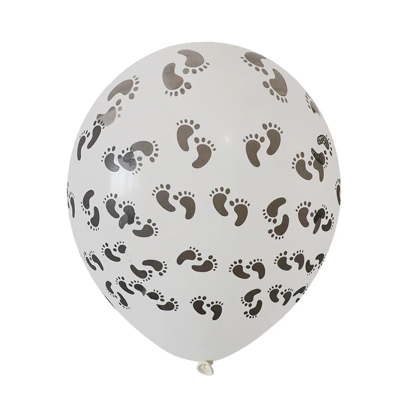 10 шт. 1" Baby Shower мальчик или девочка 1-й День рождения украшения ноги латексные воздушные шары пол показать тему вечерние надувной шар
