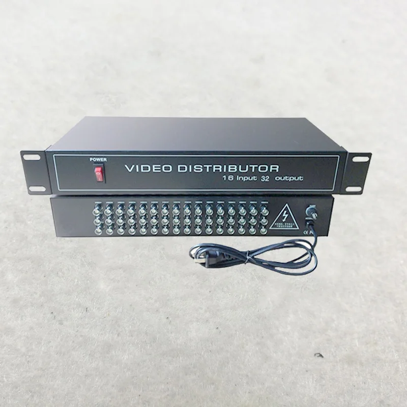 16 In 32 Out AHD CVI TVI CVBS Video Distributor 16CH To 32CH Splitter For CCTV Security Camera