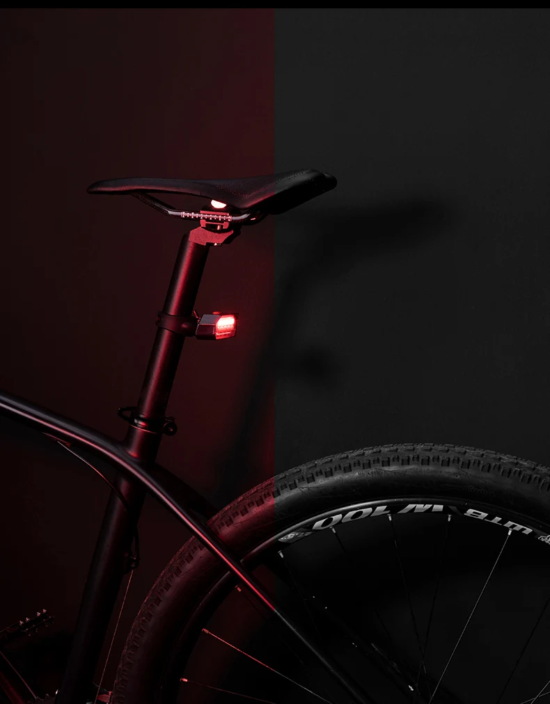 Sale ROCKBROS Bike Tail Light Turn Signal Remote Control Lamp Bicycle Cycling COB LED Powerful Rechargeable Rear Lights Taillight 8