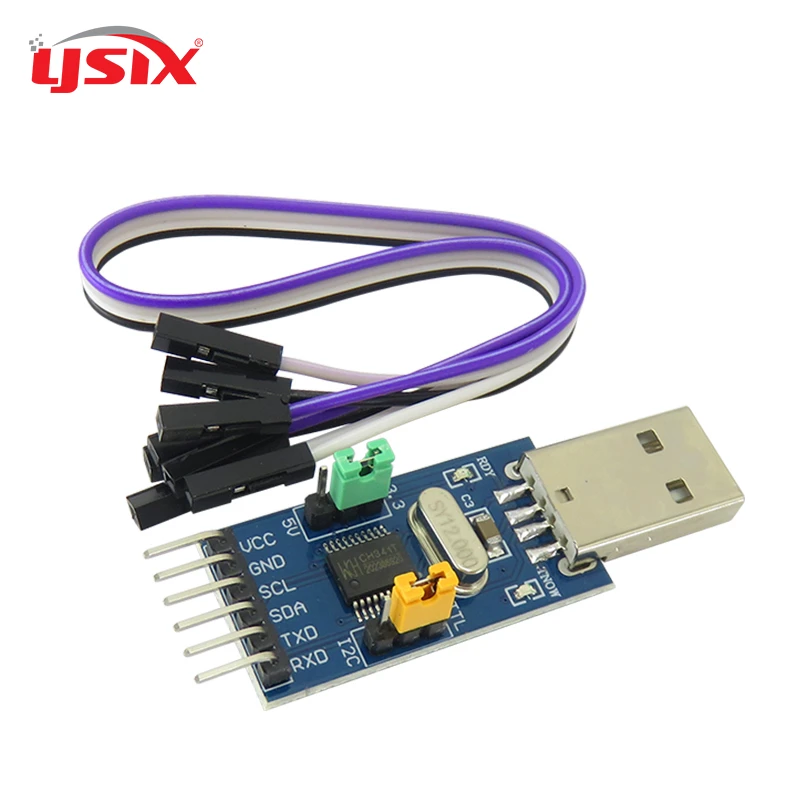 CH341T два-в-одном модуль USB К I2C IIC UART к TTL одноchip последовательный порт загрузчик |