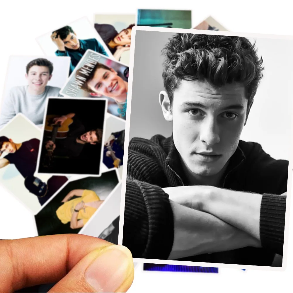25Pcs Singer Shawn Mendes Waterproof Pvc Sticker for Luggage Skateboard Phone on Laptop Moto Bicycle Wall Guitar Stickers