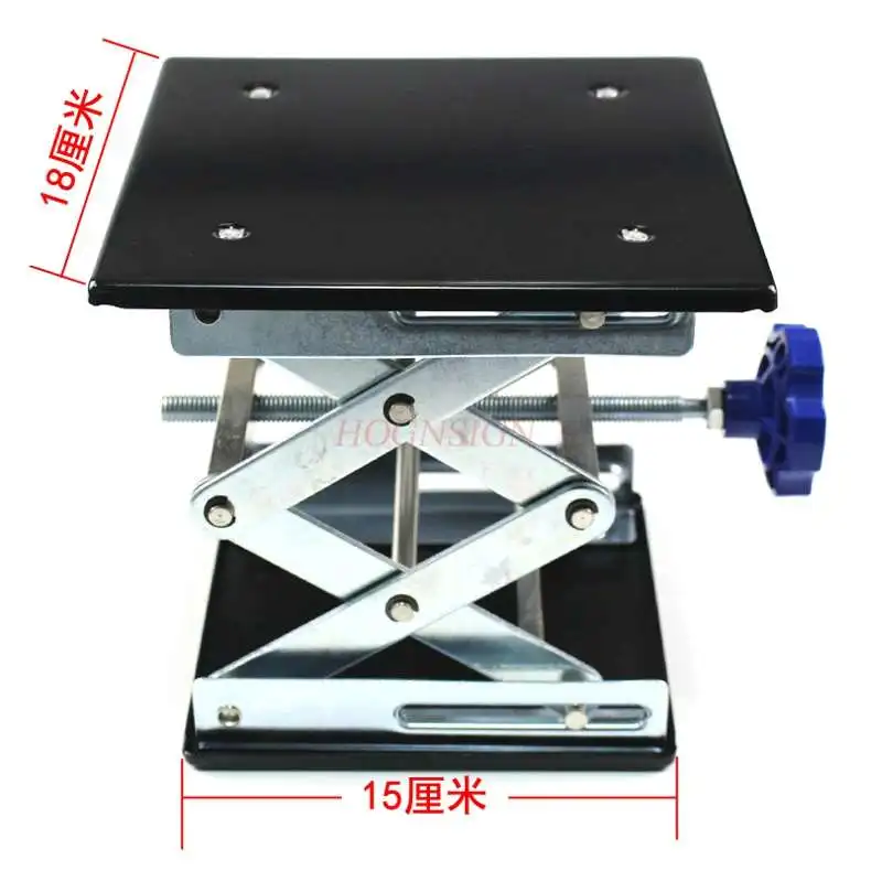 

experiment equipment Laboratory small lifting platform 18x18 / 15x15cm manual metal alcohol lamp lifting platform