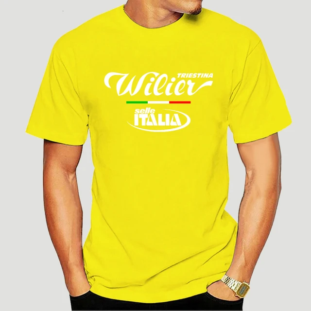 WILIER TRIESTINA - SELLE ITALIA WORLD TOUR T-SHIRT TEE 3073A yellowMenxry730