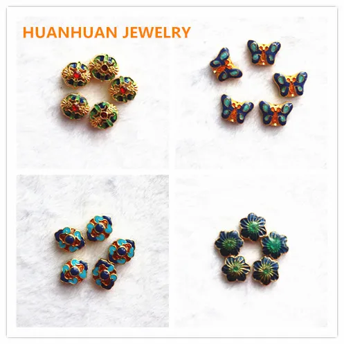 

5 шт. стили небольшой кулон эмаль лотоса Blue Charm Бусины клуазоне бусина цветов для женщин и мужчин, в этническом стиле, подходят для изготовления ювелирных изделий, сделай сам, аксессуары