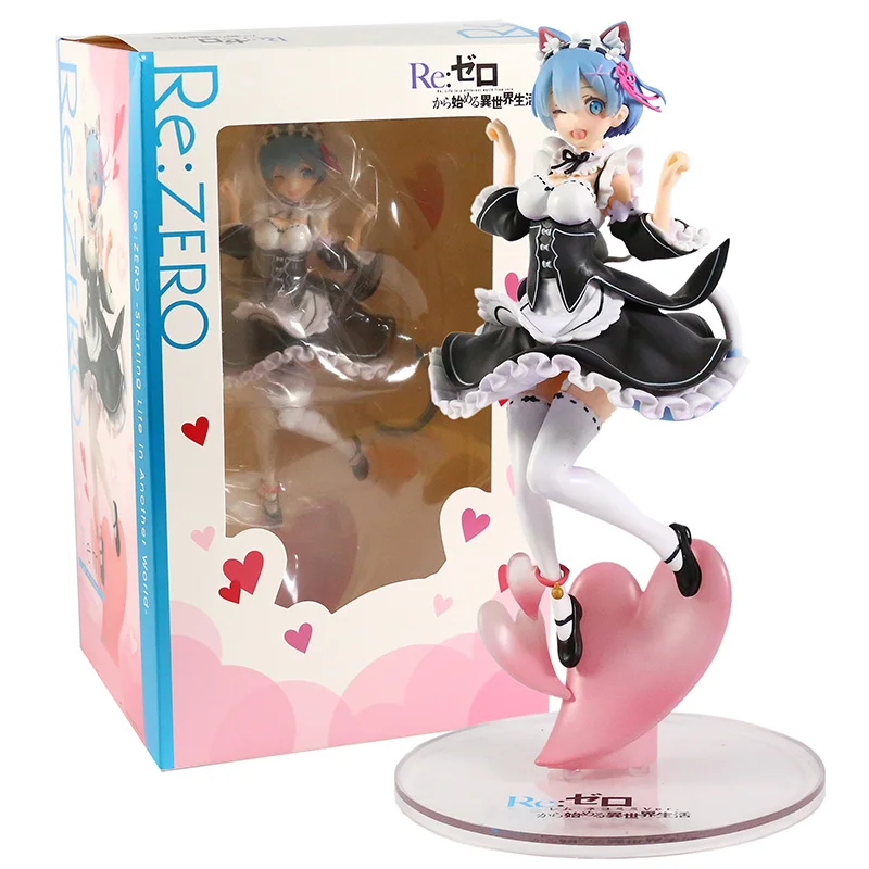 Ответ: нулевая Начальная жизнь в другом мире Rem Nekomimi Ver. Фигурка из ПВХ