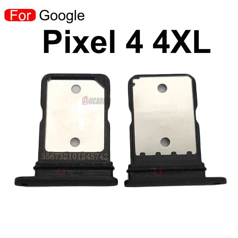 Support (tiroir) Double Carte SIM Pour Google Pixel 7a - Remplacement Noir - Outil D'extraction Inclus