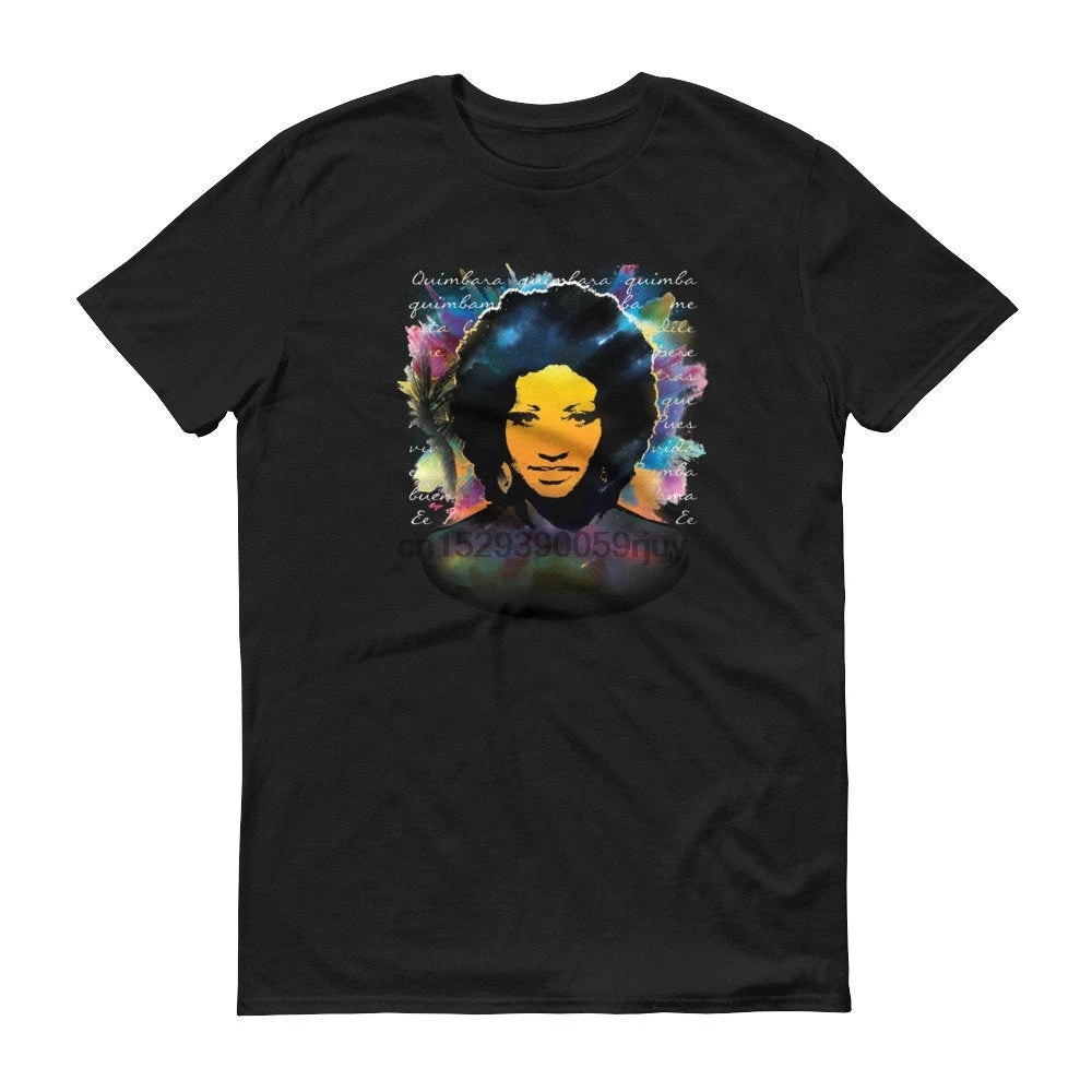Футболка с коротким рукавом Celia Cruz королева сальсы | Мужская одежда