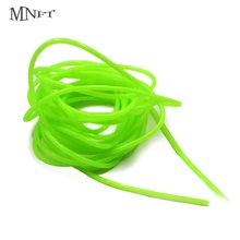 MNFT 5 м зеленая мягкая силиконовая рыболовная Ночная светящаяся трубка флуоресцентная глубоководная лодка рыболовная светящаяся снасть крючок леска аксессуары