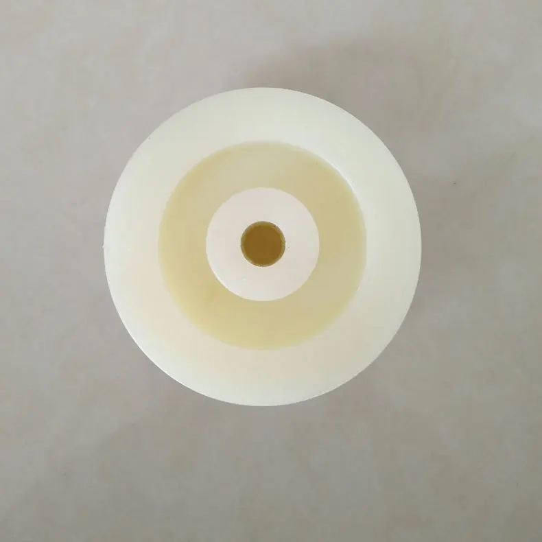 Wholesale 2-Inch Fatty Single Wheel Wear-Resistant Nylon Light Wheels White PP Plastic Wheel Piece Furniture Sofa Truckle