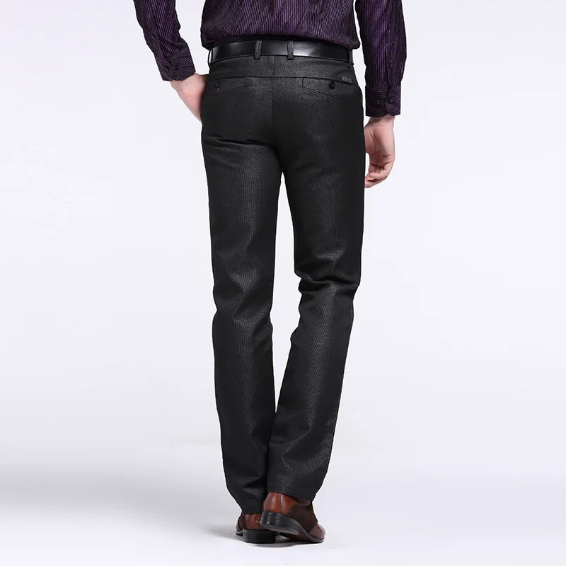 Повседневные брюки Shoppe брендовая осенняя одежда мужские повседневные штаны высшего класса без глажки деловые мужские брюки TJF120802-5