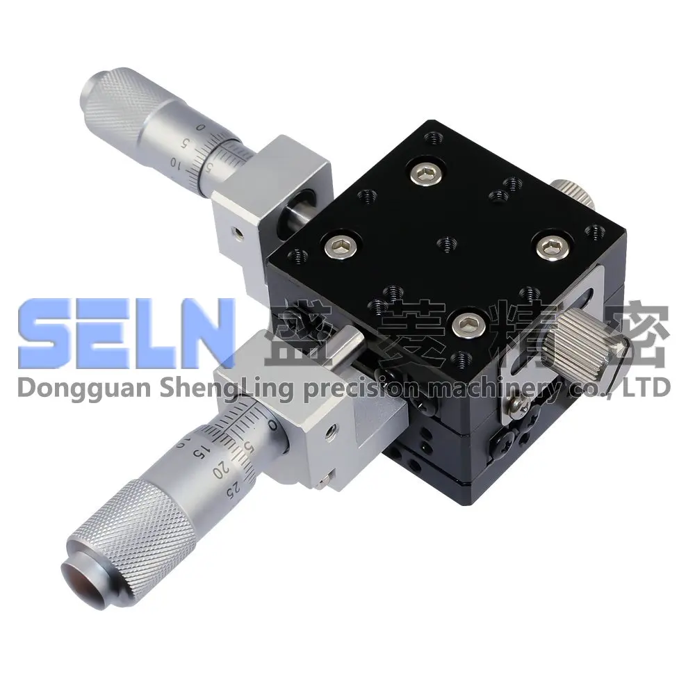 

LY40-CM Table 40mm Fine-tuning Displacement Measuring Platform Precision XY Axis Cross-rail Manual Slide Table