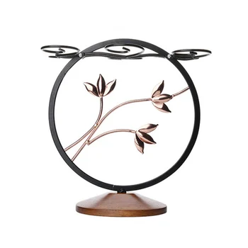 

Tools Stemware Drying Rack Retro Glass Hanger Wrought Iron Detachable Bars Champagne Kitchen Storage Holder Cup Wine