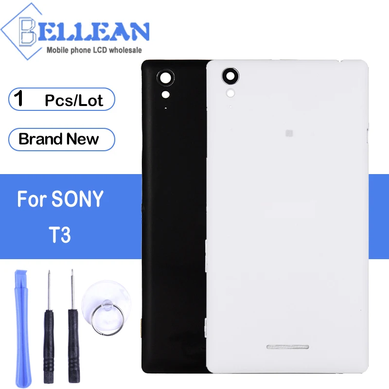 

Dinamico Brand New T3 Back Cover For Sony Xperia T3 Back Cover Housing Back Battery Door Housing Free Shipping With Tools