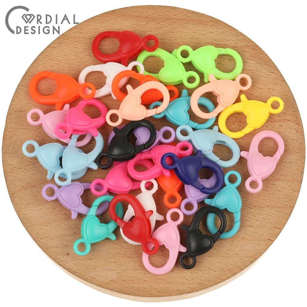 Cordial Design 20Pcs Acrylic Lobster Clasp/DIY Making/Jewelry Findings & Components/Hand Made/Clasps & Hooks/Jewelry Accessories - cordial