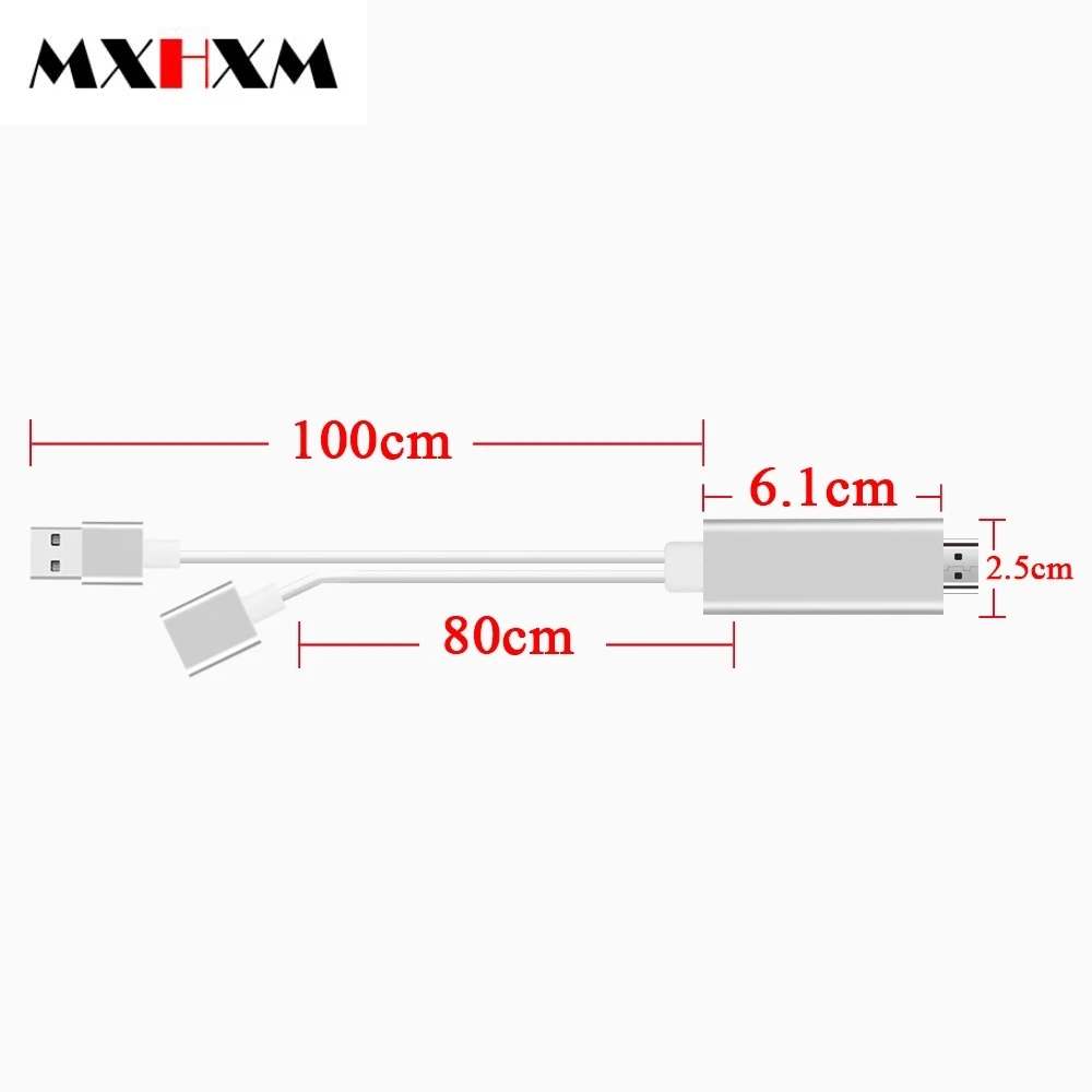 1 м 2в1 такой же экран USB мама к HD ТВ для Apple и Android подключение ТВ проектор