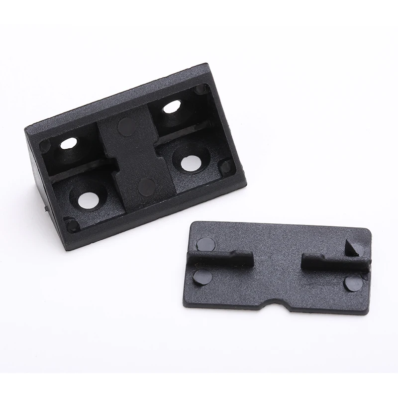 Белый черный коричневый полупрозрачный желтый цветной пластиковый угловой