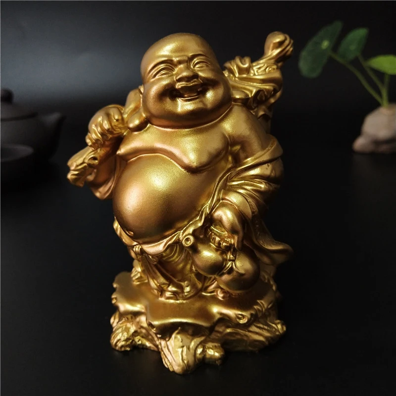 Chinese Laughing Buddha Statue Wealth | Laughing Buddha Statue Home - Lucky  Buddha - Aliexpress