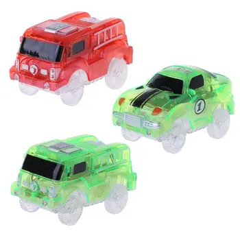 

Electronics Car Track Toys 5 LED Flashing Lights Kids Boys Educational Christmas Birthday Gift
