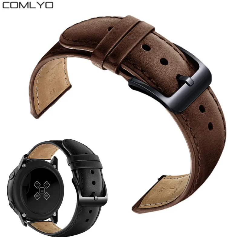 Для samsung Galaxy Watch активный ремешок кожаный умный ремешок для часов для active2 40 мм спортивный браслет ремни для растяжки аксессуары