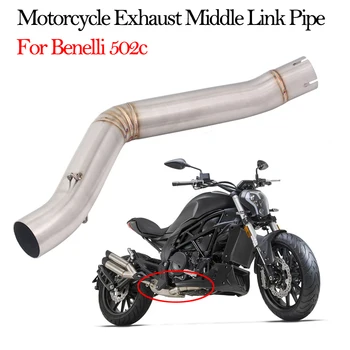 Slip On For Benelli TRK502c TRK 502C Escape Moto Delete Catalyst System Motorcycle Exhaust Middle Link Pipe Modify Enhanced Bike - - Racext 8