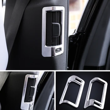 

For Volvo XC60 2018-2020, XC90 2015-2019 ABS Interior Rear Door Side Air Outlet Vent Cover Trim 4PCS Car Accessories