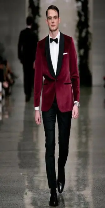 Style 5 Новые Модные Недорогие оливково-зеленые мужские костюмы, приталенный мужской свадебный костюм из двух предметов для выпускного(пиджак+ брюки - Цвет: Style 5