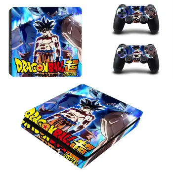 

Dragon Ball Super Goku PS4 Slim Skin Sticker Decal Vinyl for Playstation 4 Console and Controllers PS4 Slim Skin Sticker