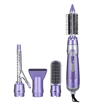 

SHINON Hair Styling Tool Set 5-In-1 Electric Dryer Curler Brush Comb Eu Plug