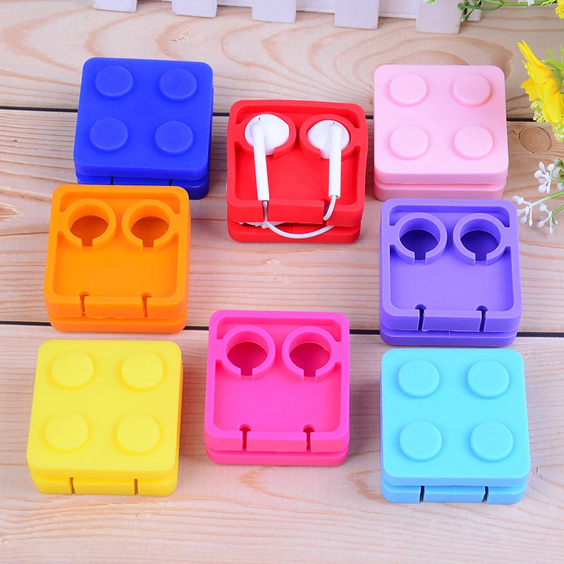 Line Holder Wire Organizer Winder Earphone Lines Wrapped Headphone Cable Cord Wrap Silicone