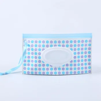 

1pcs Eco-friendly Wet Wipe Pouch Dispenser EVA Case Travel Clutch Pouch Holder Refillable Portable Baby Wipes Container