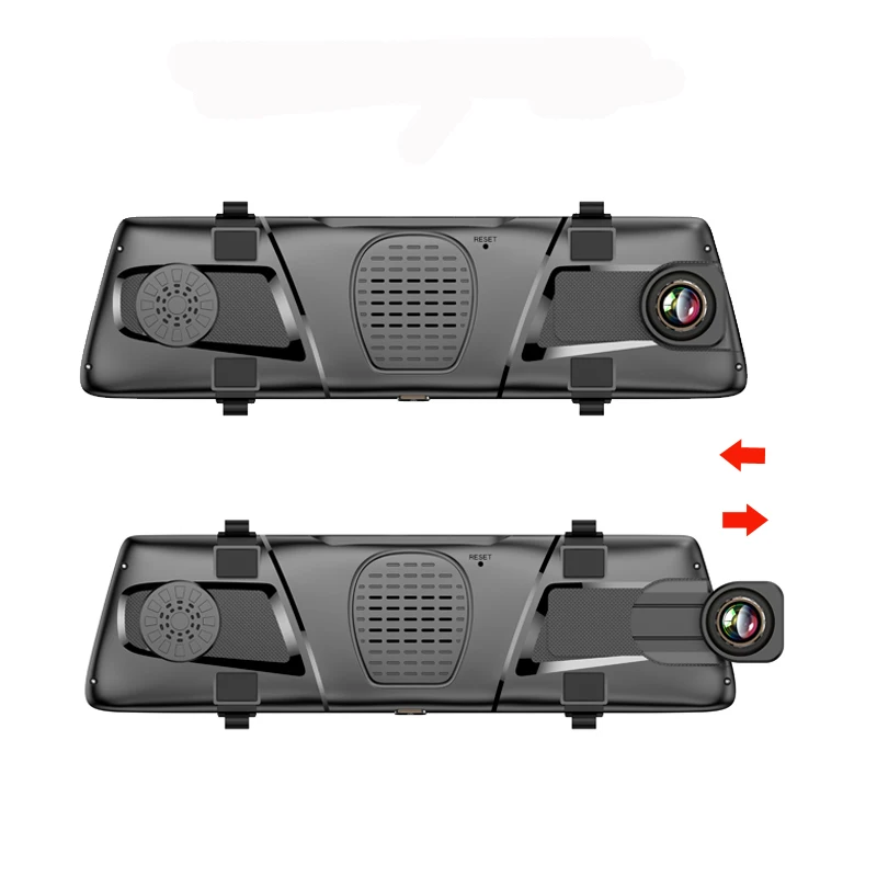 OnReal f900 1080p+ 480p двойной объектив зеркало вид тире камера 10 дюймов ips сенсорный экран Автомобильный видеорегистратор для автомобиля зеркало dashcam