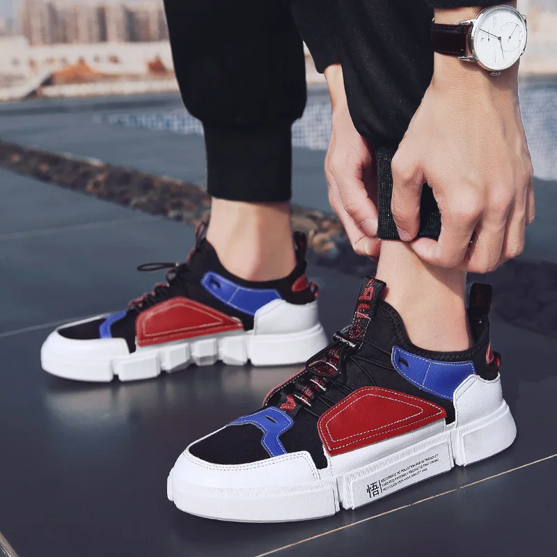 

MEN'S SHOES Spring Trendy Shoes 2019 New Style Korean-style Versatile Shoes INS Super Fire Shoe Elevator Shoes Men Athletic Shoe
