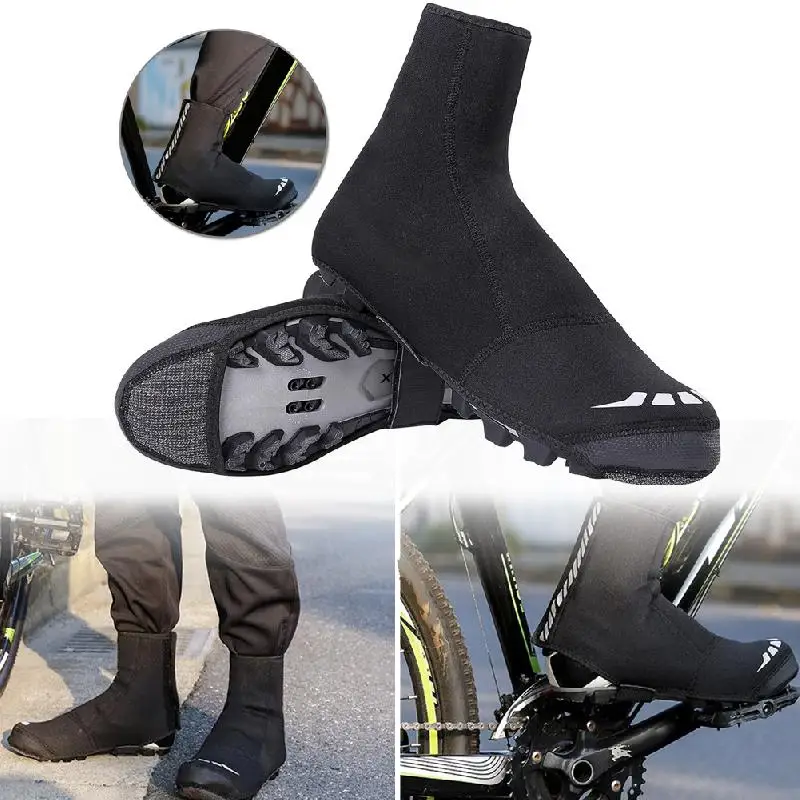

Cycling Shoe Covers Thermal Warm Man Woman Overshoes Road Bicycle Bike MTB Winter Cycling Shoe Cover