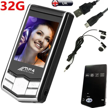 

Ultrathin 1.8inch 32GB MP4 Music Media Player LCD Screen FM Radio Digital MP4 Build-in Recording Mic Portable MP4 Walkman