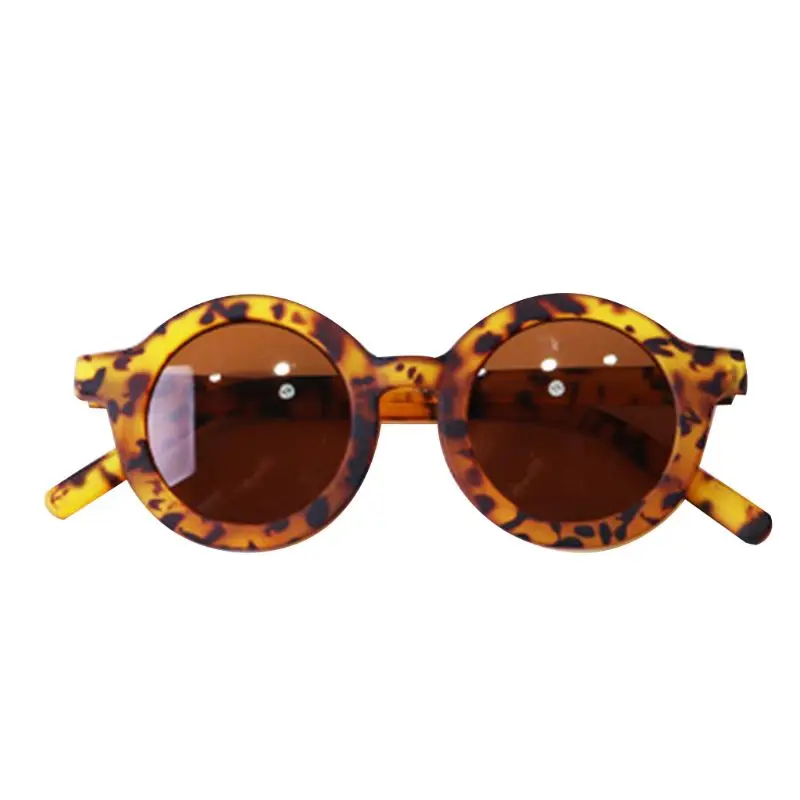 Детские круглые солнцезащитные очки в стиле ретро для мальчиков и девочек, детские солнцезащитные очки 95AB