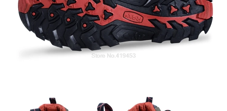 Походные женские и мужские осенне-зимние водонепроницаемые ботинки Rax с анти-скользящей подошвой