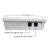 Caller ID display equipment white for landline phone fixed telephone home house office support FSK DTMF ETSE backlight