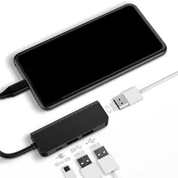 

4 In 1 Type-C To 4K HDMI USB 3.0 Hub Multifunction Adapter Charger Hub Converter Laptop Docking Station