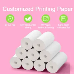 Papier d'impression thermique, 10 rouleaux, 20 rouleaux, pour caméra d'enfant, imprimante de caisse enregistreuse, papier pour reçus, offre spéciale 
