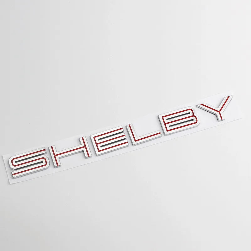 Покрытие АБС 30*2,8 см 3D Автомобильная эмблема SHELBY задний багажник значок боковые логотипы автомобили наклейки на тело