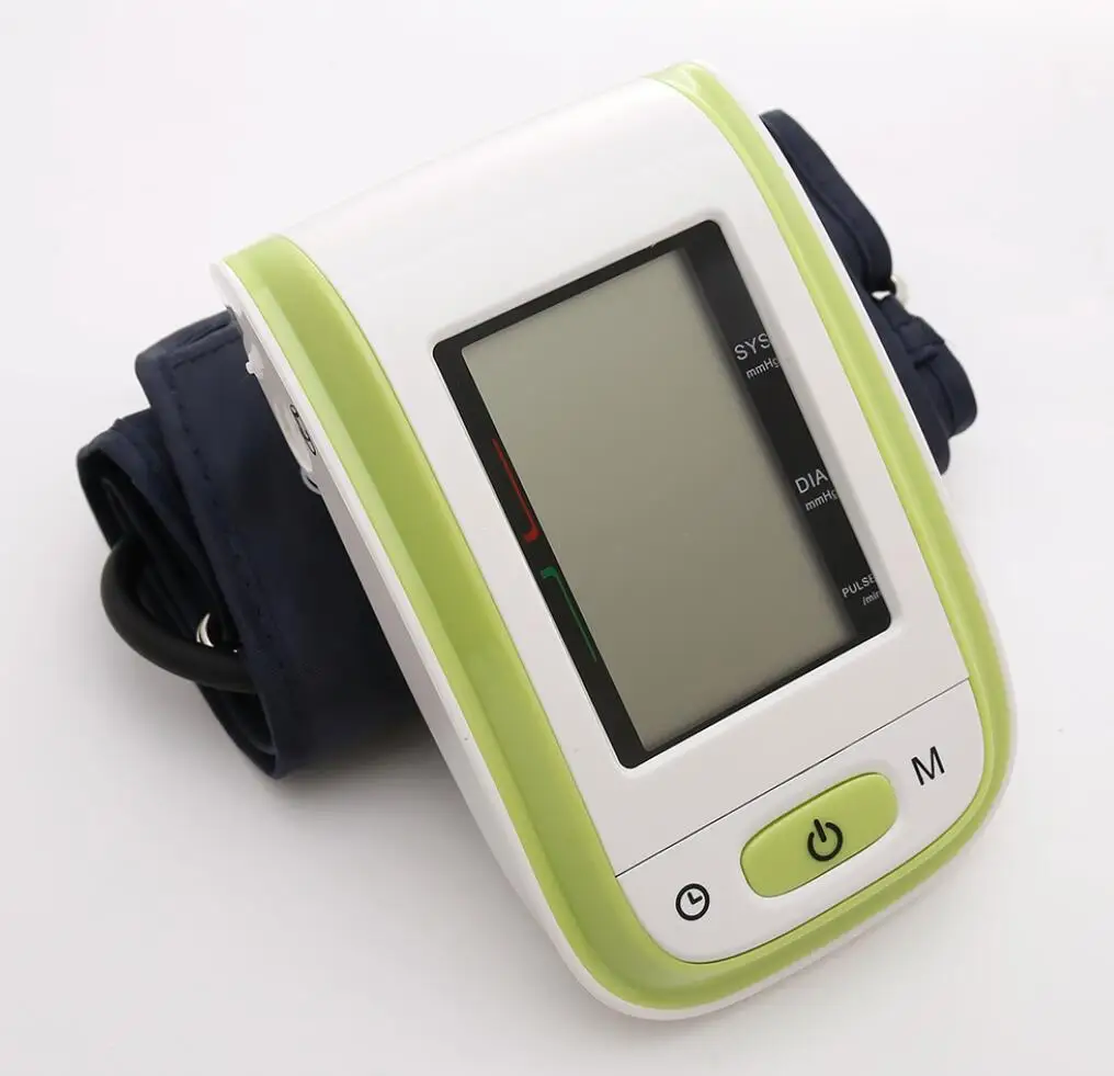 Автоматический цифровой монитор кровяного давления верхней руки пульсометр тонометр Сфигмоманометры пульсометр
